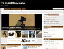 Tablet Screenshot of desertdogjournal.com